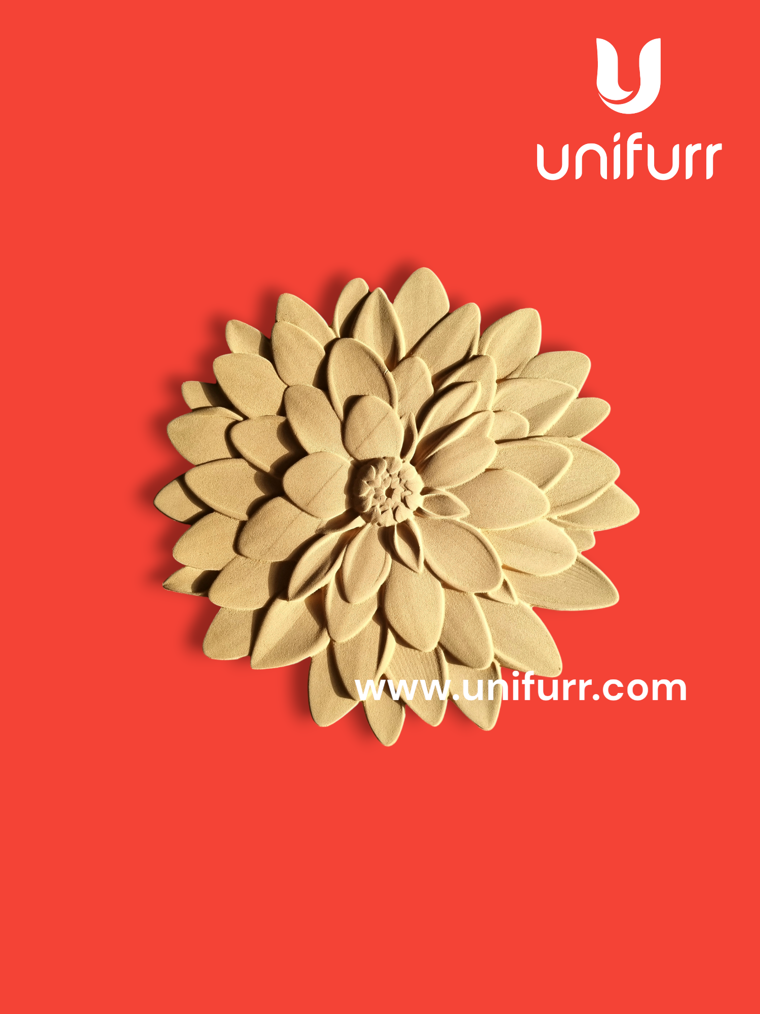 3d Flower Wall Art MDF Cutout